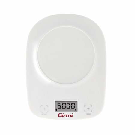 Cantar de bucatarie electronic cu bol Girmi, capacitate max. 5 kg, diviziune 1g, functie tara, oprire automata, alb [2]