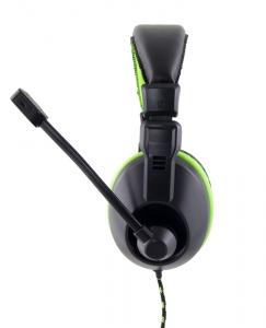 Casti cu microfon Esperanza Albatros Verde pentru gaming conexiune jack 2 x  3.5 separat microfon si separat casca [1]