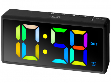 Ceas digital de camera Trevi 0088600 ecran 16 cm cifre de 5 cm afisaj multicolor functie alarma [3]