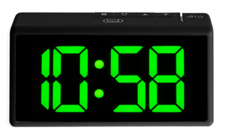 TV, Audio-Video & Foto - Ceas digital de camera Trevi 0088600 ecran 16 cm cifre de 5 cm afisaj multicolor functie alarma