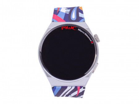 Ceas Smartwatch Trevi Italia carcasa metal IP67 microfon si speaker functie apel, mesaje, monitor sanatate, sport,retele sociale, sistem vocal,Bluetooth,Android,IOS bratara metal de schimb argintiu [4]