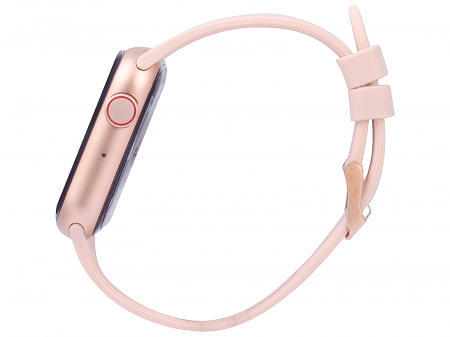 Ceas Smartwatch carcasa metal Trevi Italia TF20008 IP67 microfon si speaker functie apel, mesaje, monitor sanatate, sport,retele sociale, sistem vocal,Bluetooth,Android,IOS Roz [10]