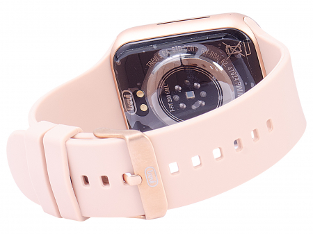 Laminatoare si accesorii - Ceas Smartwatch carcasa metal Trevi Italia TF20008 IP67 microfon si speaker functie apel, mesaje, monitor sanatate, sport,retele sociale, sistem vocal,Bluetooth,Android,IOS Roz