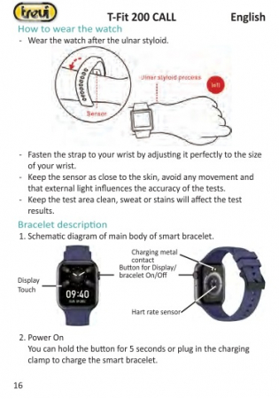 Ceas Smartwatch carcasa metal Trevi Italia TF20000 IP67 microfon si speaker functie apel, mesaje, monitor sanatate, sport,retele sociale, sistem vocal,Bluetooth,Android,IOS Blue [5]