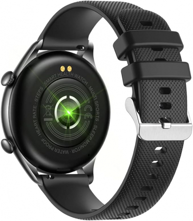 Ceas Smartwatch Trevi Italia TF280S00 carcasa metalica IP67 microfon si speaker functie apel, mesaje, monitorizare sanatate, sport,retele sociale, sistem vocal,Bluetooth, Android,IOS gri platinat [3]