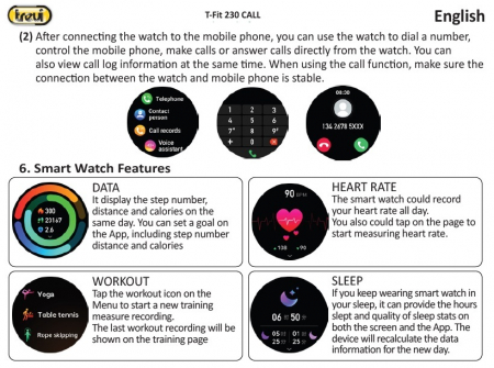 Ceas Smartwatch metal Trevi TF23000 IP67 microfon si speaker functie apel, mesaje, monitorizare sanatate, sport,retele sociale, sistem vocal,Bluetooth, Android,IOS negru [5]