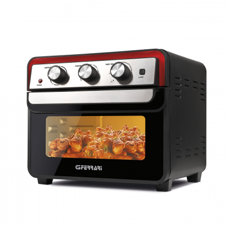 Aparate de vidat - Cuptor electric multifunctional Friggisano 22L G3Ferrari Italia  G10145 1700W, 6 programe de gatit, deshidrator,  temporizator si temperatura reglabila 70- 230°C timer 60 m