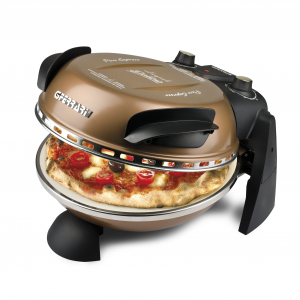 Cuptoare pizza - Cuptor pizza G3Ferrari Delizia aramiu special cu suprafata de coacere din piatra refractara, termoregulator pana la 400° C si timer cu atentionare sonora