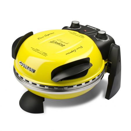 Cuptor pizza G3Ferrari Delizia Galben special cu suprafata de coacere din piatra refractara, pana la 390° C si timer cu atentionare sonora [3]