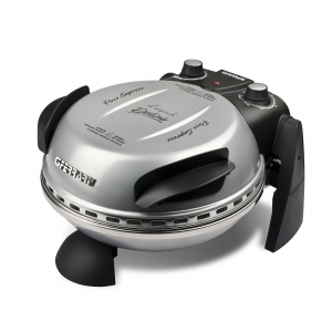 Cuptor pizza G3Ferrari Italia Delizia Silver special cu suprafata de coacere din piatra refractara, termoregulator pana la 400° C si timer [4]
