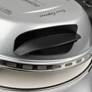 Cuptor pizza G3Ferrari Italia Delizia Silver special cu suprafata de coacere din piatra refractara, termoregulator pana la 400° C si timer [2]