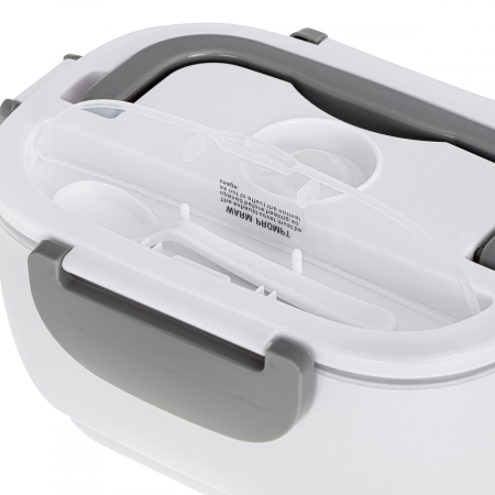 Cutie electrica pentru pranz  CR4483 2 compartimente  1.11 Litri dubla alimentare priza 220v si bricheta auto 12v incalzire 50 grade 20-25min [3]