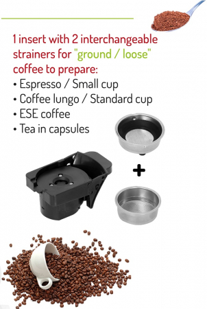 Espressor de cafea universal cu 9 adaptoare pentru 9 tipuri de capsule branduri diferite presiune pompa 19 bari 1450W CR4414 [4]