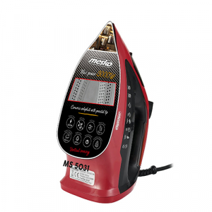 Fier de calcat MEMS5031 cu talpa ceramica 3000W calcare orizontala, calcare verticala, 5 functii, 4 sisteme smart, rosu-negru [7]
