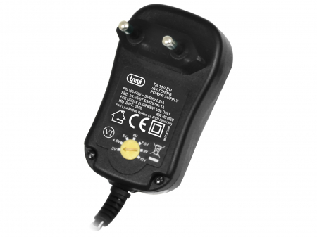 Incarcator universal Trevi TA110 iesire 3 – 12 v 1000 mAh cu 7 mufe jack conectoare si 3 USB [3]