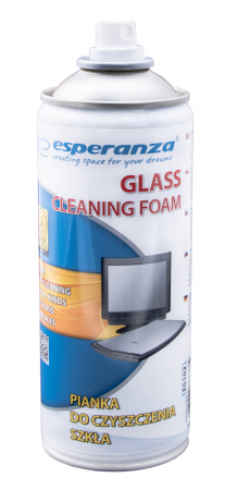 Spray de curatare cu  solutie spuma  pentru geamuri, oglinzi, monitoare si televizoare LCD [1]