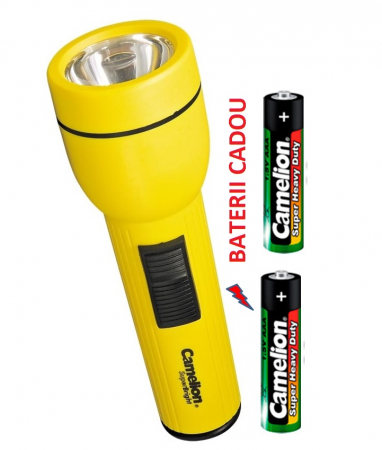 Lanterne - Lanterna Camelion Germania cu 1 LED FL1L2C2AA lumina alba super Bright BATERII AA CADOU