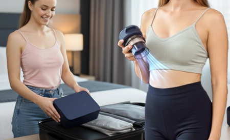 Medivon Celestine infrarosu masaj profesional de acasa ventuzoterapie cu deplasare la discretie pe zone musculare, anticelulitic si drenaj limfatic, regenerare musculara si imbunatatirea circulatiei [6]