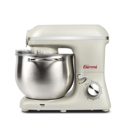 Mixer cu bol 8 litri 1200W maxim Girmi Italia, profesional 6 viteze si functie Pulse posibilitate aparate paste si masina tocat [5]