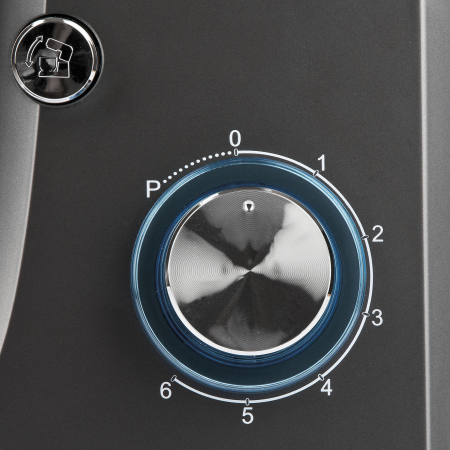 Mixer cu bol 7 litri din otel inoxidabil G3Ferrari Pastaio posibilitate masina tocat si aparate paste 6 viteze si functie Pulse  , putere 1800W max, mixaj 3 kg, negru [5]