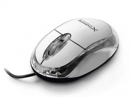 Mouse optic cu fir USB 1.2m 3 butoane  Camille, USB, 1000 dpi,  Alb [2]