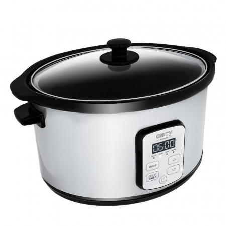 Multicooker Slow Cooker CR6414 din ceramica cu capacitate 4.7 kg putere 270W gatire lenta programare functionare de la 0,5 pana la 24 ore pornire programata [5]