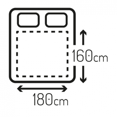 Patura electrica dubla cu incalzire 160x180 cm, 8 trepte temperatura 29-58 grade celsius, telecomanda, timer, protectie supraincalzire, material moale, alb plusat [4]