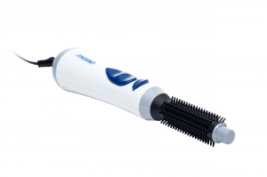 Perie electrica pentru coafare cu 2 capete interschimbabile, 3 setari temperatura, 2 niveluri putere, alba [1]