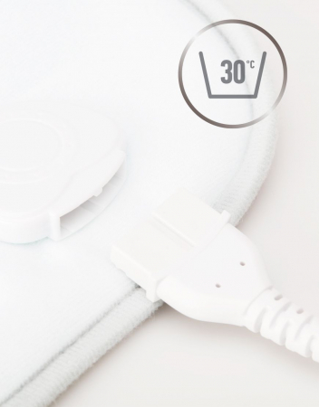 Perna electrica din microfibra incalzire oricare zona corporala dimensiune mare XXL 45 x 70 cm 3 setari temperatura 100W protectie supraincalzire [4]