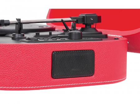 Pick-up portabil acumulator incorporat stereo  inregistrare pe stick USB functie Bluetooth port USB intrare/iesire AUX-IN iesire audio 2 x RCA  viteze vinil 33/45/78 rpm Trevi  0T102002 [6]