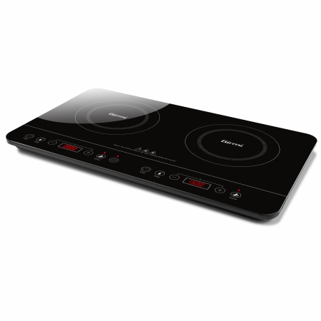 Plita electrica cu inductie Girmi PI50, 2 ochiuri 3500W, reglare temperatura si putere, control soft touch, timer si afisaj LCD, oprire automata - Copie [0]