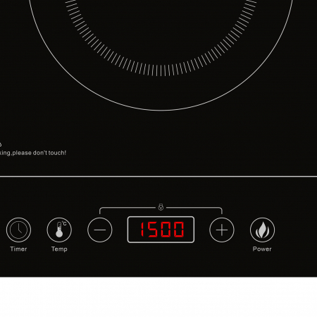 Plita electrica cu inductie Girmi PI50, 2 ochiuri 3500W, reglare temperatura si putere, control soft touch, timer si afisaj LCD, oprire automata - Copie [2]