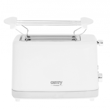 Prajitor de paine alb lucios cu aspect retro CR3219  6 trepte de prajire, 3 functii, oprire automata 900W [2]