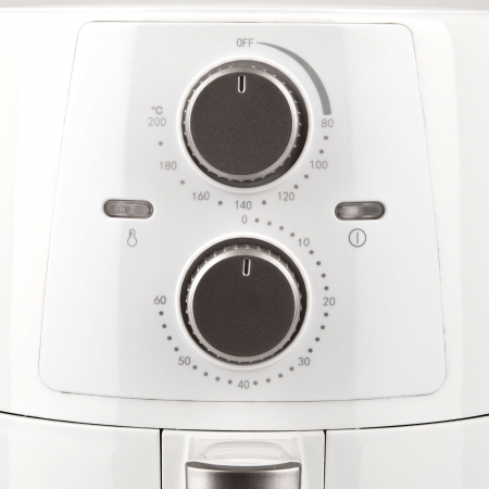 Friteuza cu aer cald fara ulei Girmi FG94 capacitate 3.5L, timer, termostat reglabil 80-200 grade, alb [6]