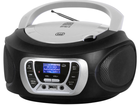 Radio cu CD Boombox Trevi retro MP3, CD, Radio DAB, USB AUX-IN mufa casti 3.5mm [2]