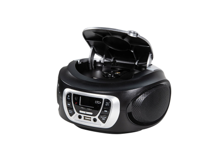 Radio cu CD Boombox Trevi retro MP3, CD, Radio DAB, USB AUX-IN mufa casti 3.5mm [1]