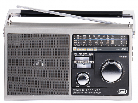 Radio Fermier portabil multiband, Bluetooth port USB Micro SD intrare AUX  iesire casti Trevi MB749 [1]