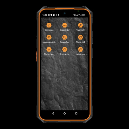 Smartphone HAMMER VA cu carcasa si ecran ramforsate 6.56” memorie 64GB 4 GB Ram camera 13000 Mpx baterie 6500mAh rezistent apa IP69 dual SIM  meniu RO [4]