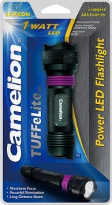 Lanterna metalica rezistenta la socuri si apa  iluminare LED CREE XR-E  T5   Camelion focusare pana la 150m  RESIGILAT [1]