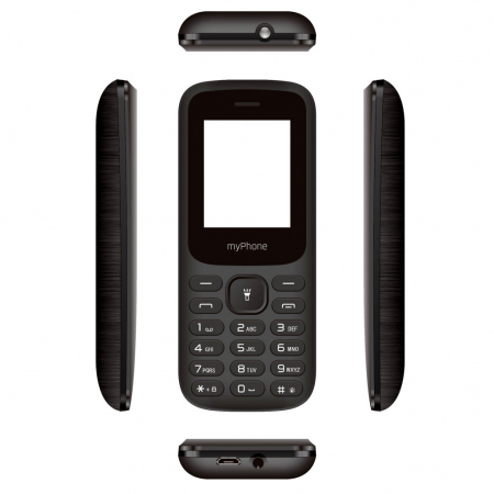 Telefon clasic ecran LCD 1.77” dual SIM tastatura cu butoane tehnologie 2G Radio FM, Bluetooth, lanterna, dimensiuni reduse My222 meniu RO cu avertizari RO-Alert [2]
