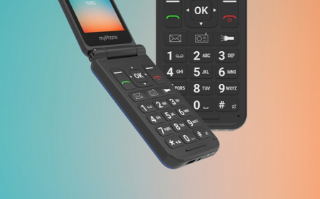 Telefon cu clapeta pentru seniori display 2.8" si buoane mari tehnologie 4G VoLTE, dual sim, functie SOS, Bluetooth, difuzor, ceas, baterie 1000 mAh USB-C, meniu RO cu info RO Alert [8]