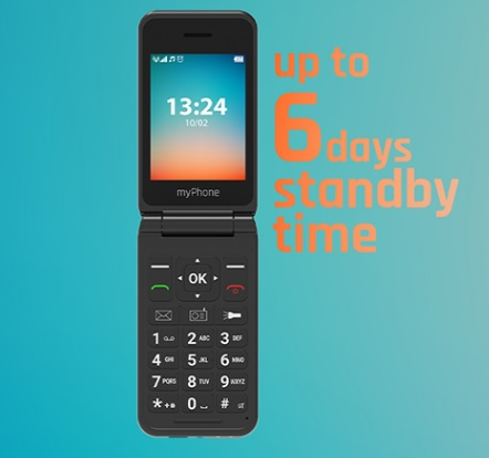 Telefon cu clapeta pentru seniori display 2.8" si buoane mari tehnologie 4G VoLTE, dual sim, functie SOS, Bluetooth, difuzor, ceas, baterie 1000 mAh USB-C, meniu RO cu info RO Alert [6]