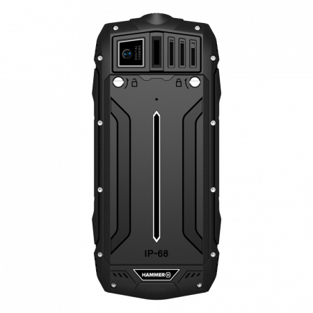 Telefon Hammer TEL000776 meniu RO cu structura ramforsata ecran2.4” Dual Sim rezistent la socuri si apa IP68 baterie 1800 mAh lanterna camera foto,  radio, inregistrare convorbiri [3]