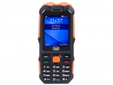 TELEFON MOBIL  TREVI FORTE 70 PENTRU VARSTNICI CU CARCASA REZISTENTA LA SOCURI BLUETOOTH, CAMERA FOTO, LANTERNA LED 300 CONTACTE 8 NUMERE MEMORATE DIRECT PE TASTELE 1 - 8 [3]