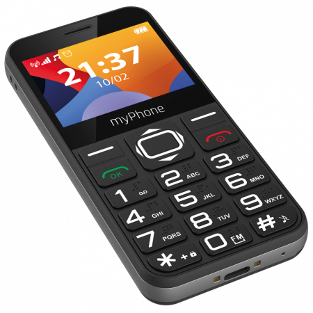 Telefon 2G clasic seniori meniu RO butoane mari ecran 2.3" camera radio difuzor functie SOS bluetooth Halo3 Red [2]