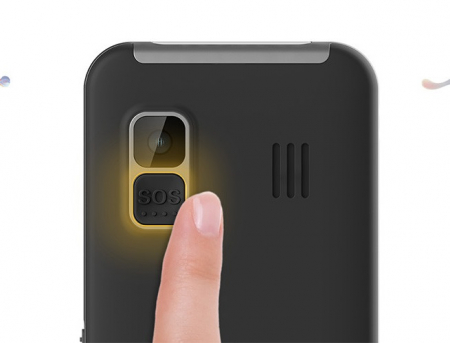 Telefon seniori meniu RO butoane mari ecran 2.3" camera foto radio FM difuzor lanterna functie SOS bluetooth Halo3 [9]