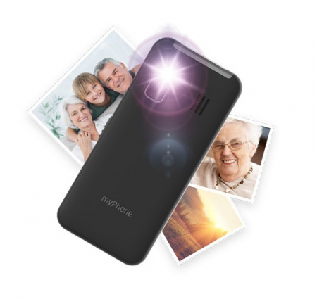 Telefon seniori meniu RO butoane mari ecran 2.3" camera foto radio FM difuzor lanterna functie SOS bluetooth Halo3 [6]