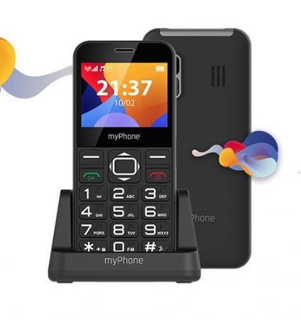 Telefoane pentru seniori - RESIGILAT - Telefon seniori meniu RO butoane mari ecran 2.3" camera foto radio FM difuzor lanterna functie SOS bluetooth Halo3 - RESIGILAT