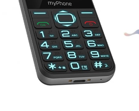 Telefon 2G clasic seniori meniu RO butoane mari ecran 2.3" camera radio difuzor functie SOS bluetooth Halo3 Red [7]