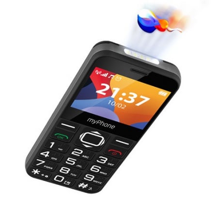 Telefon 2G clasic seniori meniu RO butoane mari ecran 2.3" camera radio difuzor functie SOS bluetooth Halo3 Red [5]